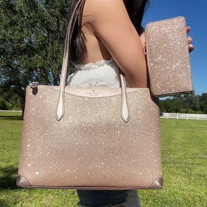 BUNDLE - Kate Spade ote Shoulder Bag + Continental Wallet